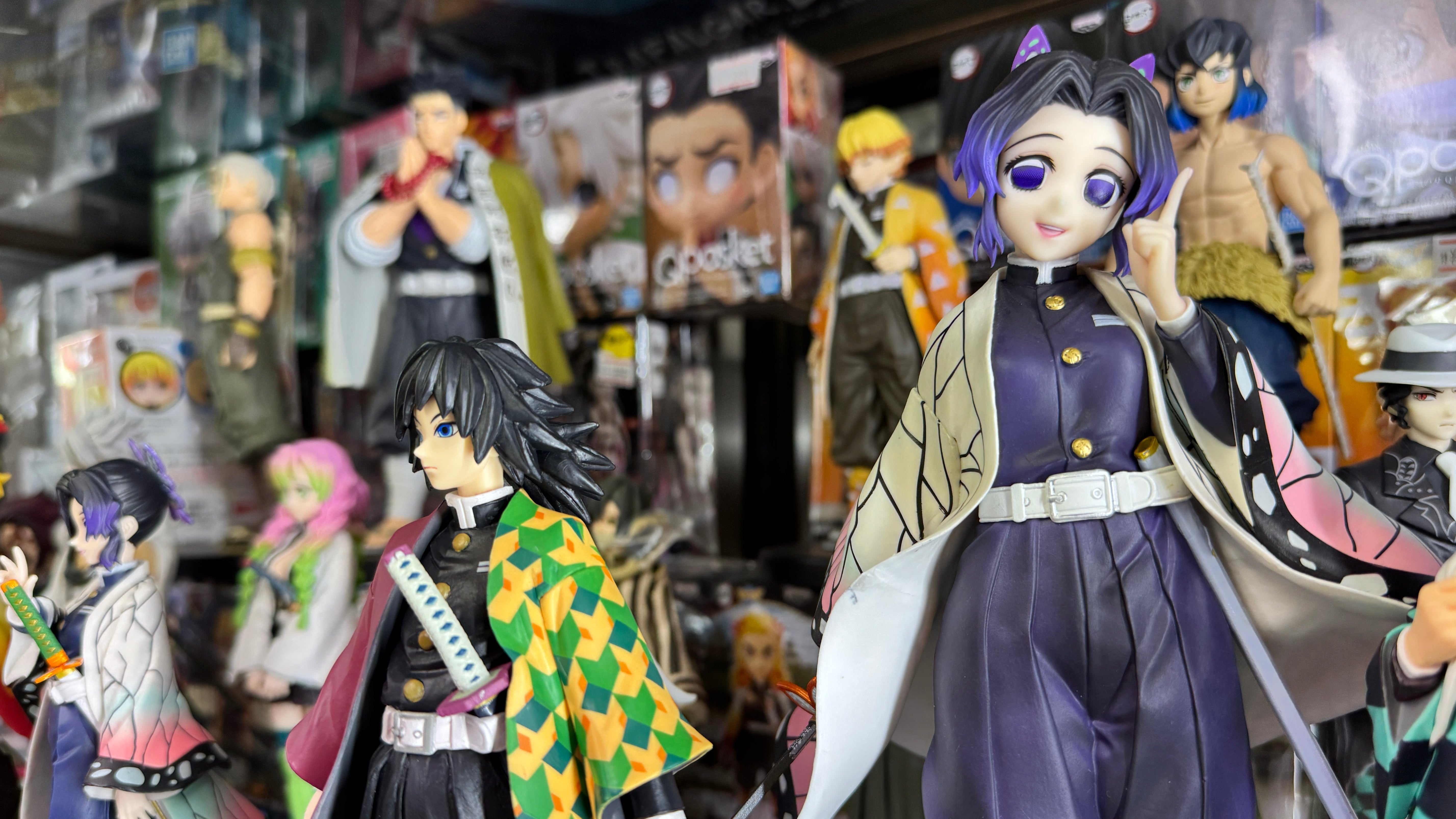 Limited edition figures of Hashira characters from Demon Slayer