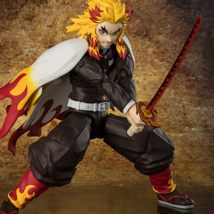 Kyojuro Rengoku Demon Slayer Kimetsu no Yaiba S.H.Figuarts Figure Bandai