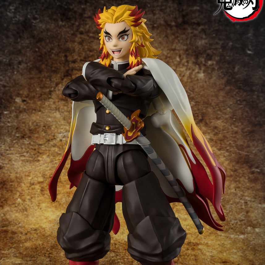 Kyojuro Rengoku Demon Slayer Kimetsu no Yaiba S.H.Figuarts Figure Bandai