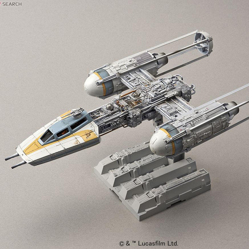 Star Wars Y -Wing Starfighter 1/72 Model Kits Bandai Japan 